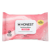 The Honest Company Grapefruit Grove Sanitizing Wipes, Kills 99.99% of Germs, Safe for All Hands, Antibacterial, Dermatologist Tested, 50 Count