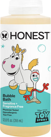 The Honest Company Foaming Bubble Bath, Gentle on Skin, Dermatologist Tested, Tear Free, Hypoallergenic, Disney and Pixar's Toy Story, Sensitive Fragrance Free