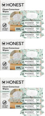 The Honest Company Hypoallergenic Multi-Use Baby Wipes for Sensitive Skin, Geo Mood, 288 Count (Pack of 3)
