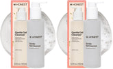 Honest Beauty Gentle Gel Daily Face Cleanser, Calms, Refreshes, Hydrates, Vegan Safe for Sensitive Skin, 5 fl oz, (Pack of 2)