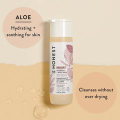 The Honest Company 2-in-1 Cleansing Shampoo Body Wash Gentle for Baby, Naturally Derived Tear-free Hypoallergenic Sweet Almond Nourish 10 fl oz