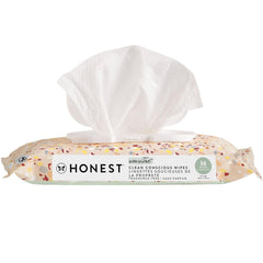 The Honest Company Hypoallergenic Multi-Use Baby Wipes for Sensitive Baby Skin, Terrazzo, 36 Count