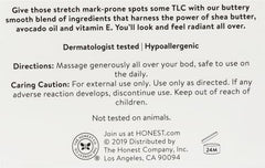 The Honest Company Mama Rock Bump Body Butter Moisturizing Stretch Mark Cream,Shea Avocado Oil,Vitamin E,Hypoallergenic and Dermatologist Tested,4 oz,(Pack of 2)