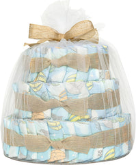 The Honest Company Deluxe Diaper Cake Diapers Baby Personal Care Plant-Based Wipes Above it All, Size 1 8-14 lbs, 70 Count