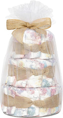 The Honest Company Diaper Cake Diapers Baby Personal Care Plant-Based Wipes, Rose Blossom, Regular Size, 1 8-14 lbs, 35 Count