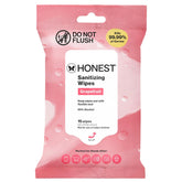 The Honest Company Grapefruit Grove Sanitizing Wipes, Kills 99.99% of Germs, Safe for All Hands, Antibacterial, Dermatologist Tested, 15 Count