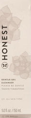 Honest Beauty Gentle Gel Daily Face Cleanser, Calms, Refreshes, Hydrates, Vegan Safe for Sensitive Skin, 5 fl oz, (Pack of 2)