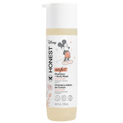 The Honest Company 2-in-1 Cleansing Shampoo Body Wash, Gentle Enough for Baby Dermatologist Tested Tear-free Hypoallergenic Disney’s Mickey Mouse Comfort Sweet Cream 10 fl oz