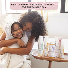 The Honest Company 2-in-1 Cleansing Shampoo Body Wash Gentle for Baby, Naturally Derived Tear-free Hypoallergenic Sweet Almond Nourish 10 fl oz