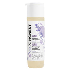 The Honest Company 2-in-1 Baby Shampoo & Body Wash, Tear-Free, Hypoallergenic, Naturally Derived, Lavender Calm Scent, 10 fl oz