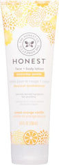 The Honest Company Hydrating Face and Body Lotion,Fast Absorbing,Naturally Derived Hypoallergenic,Citrus Vanilla Refresh,8.5 fl oz,(Pack of 2)