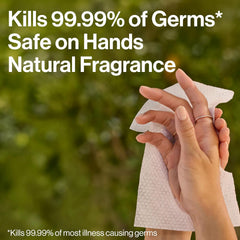 The Honest Company Lavender Sanitizing Alcohol Wipes, Antibacterial with Aloe, Kills 99% of Germs, 15 Count