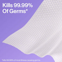 The Honest Company Lavender Sanitizing Alcohol Wipes, Antibacterial with Aloe, Kills 99% of Germs, 15 Count